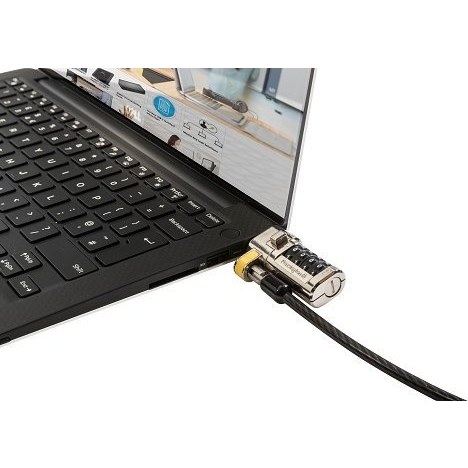 DELL 461-AAEU kabellås Sort, Rustfrit stål 1,8 m
