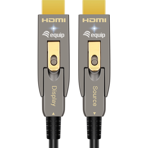Equip 119474 HDMI-kabel 30 m HDMI Type-A/HDMI Type-D Sort