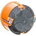 F-Tronic 7360028 Üreges falú készülékdoboz szélálló (Ø x Mé) 68 mm x 47 mm 25 részes készlet 25 db (83191088)