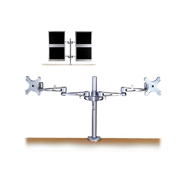Lindy 40697 flat panel bureau steun Zilver