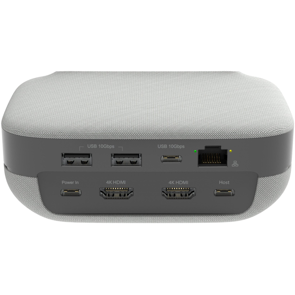 j5create JCDS337-N stații de andocare și replicatoare de porturi pentru calculatoare portabile Prin cablu USB 3.2 Gen 2 (3.1 Gen 2) Type-C Gri, Alb