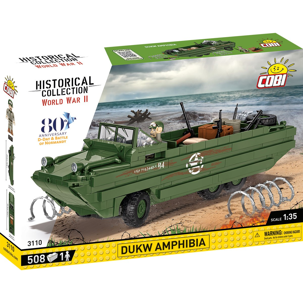 Cobi: DUKW Amphibia Kétéltű harckocsi (3110)