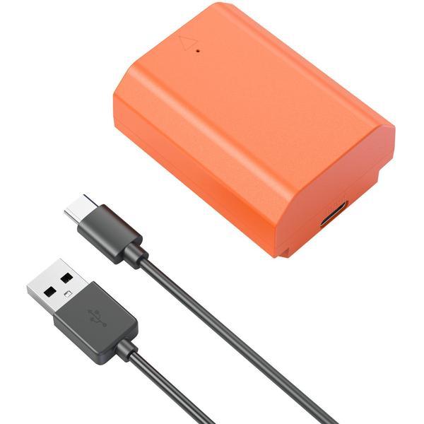 SmallRig 4969 NP FZ100 USB C Rechargeable Camera Battery (Orange)