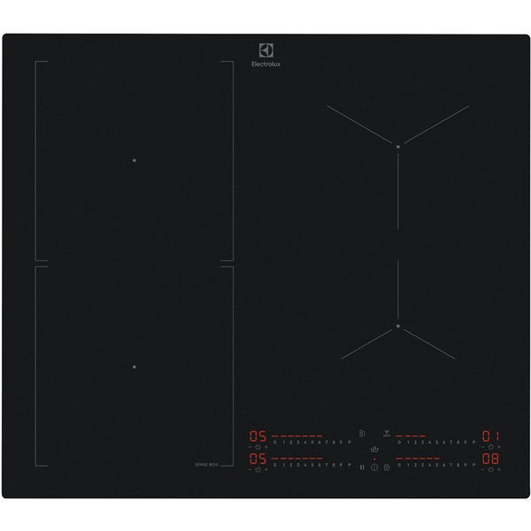 Electrolux EIS62453IT SenseBoil fekete, beépíthető, indukciós, főzőzóna:4, méret:60cm, főzőlap