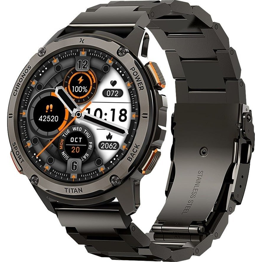 Maxcom FW110 Titan Chronos Okosóra 1,43" AMOLED Fekete (MAXCOMFW110TITANBLACK)