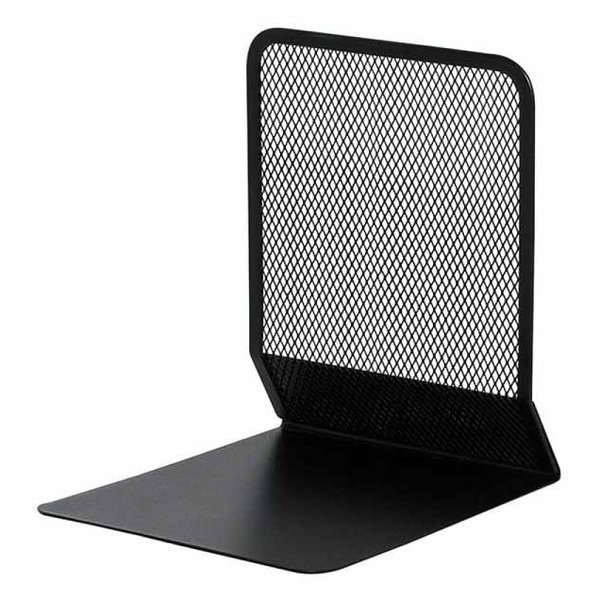 Apoyalibros Metalico Q-connect Kf15098 Negro -juego -135x152x165 Mm