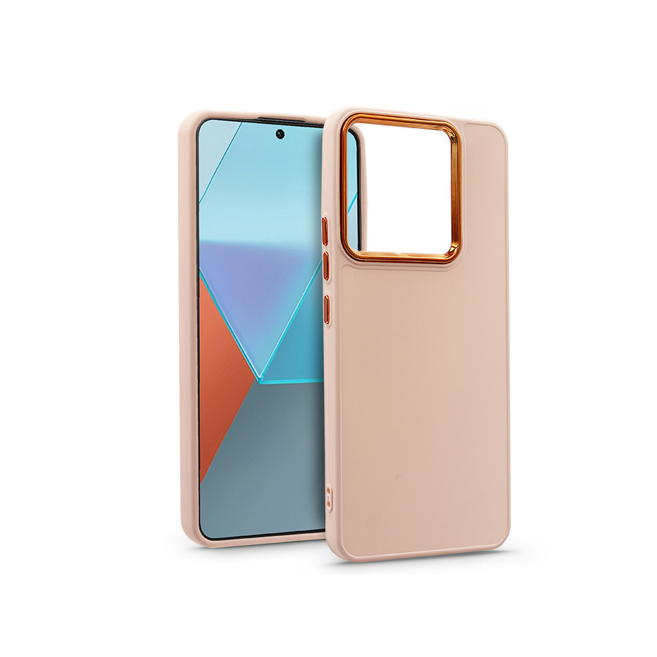 Xiaomi Redmi Note 13 Pro 5G/Poco X6 5G szilikon hátlap - Frame - rózsaszín (HF279836)