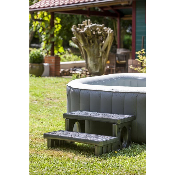Escalera Sintética Para Spas - 2 Peldaños Gre