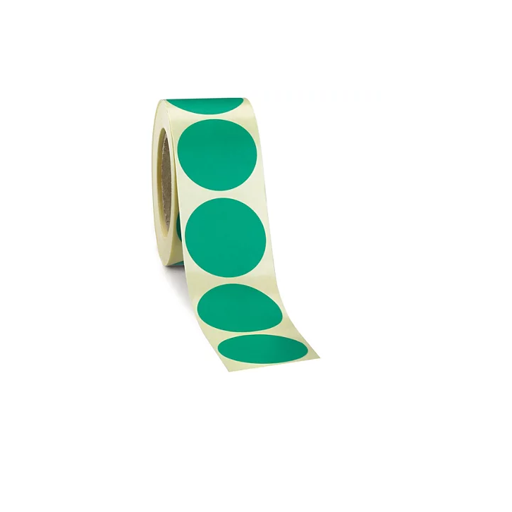 Etikett tekercses címkenyomtatóhoz 20 mm - Zöld (1000 db / csomag) (5998377105648)