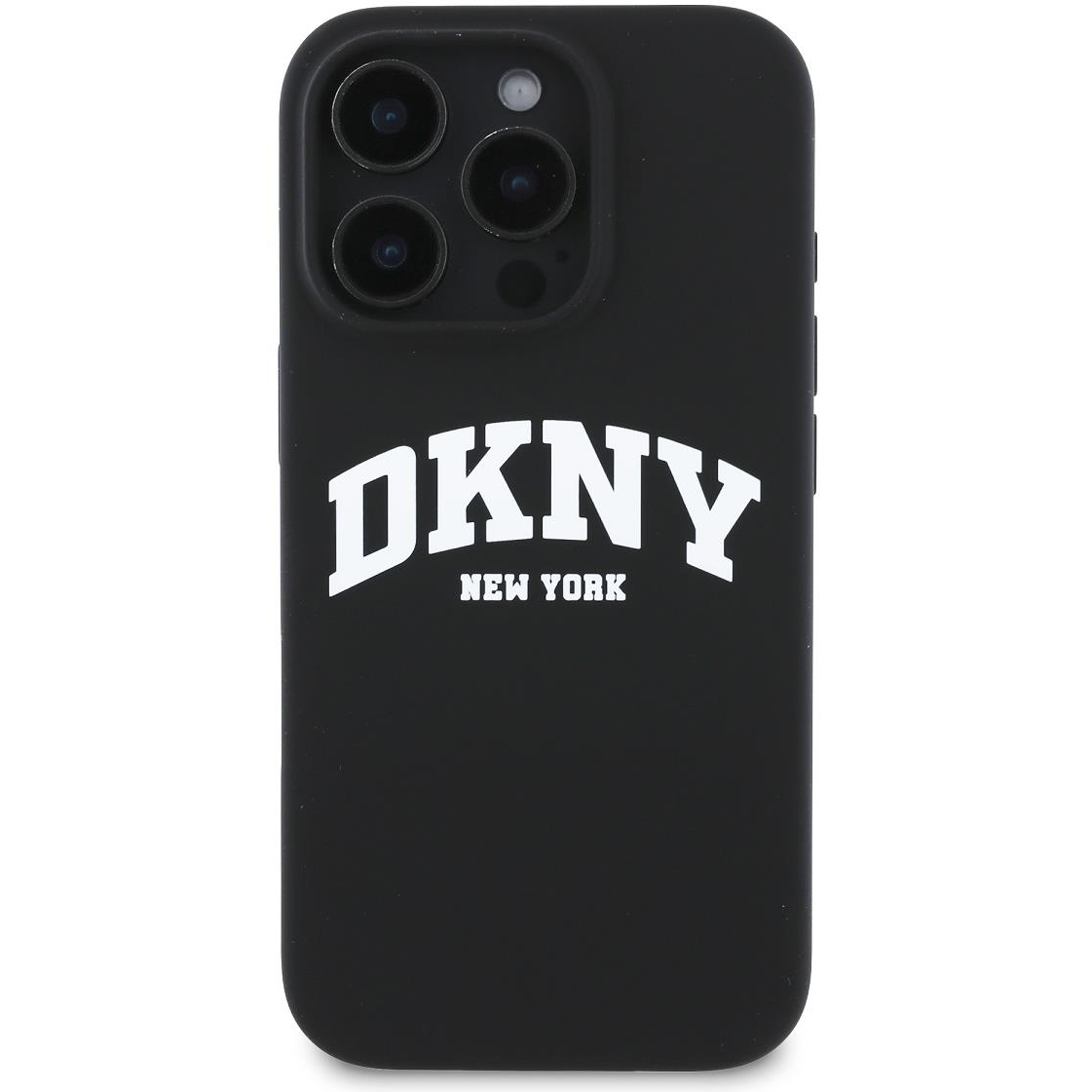 DKNY Liquid Silicone Arch Logo MagSafe iPhone 16 Pro Black tok (DKHMP16LSNYACH)