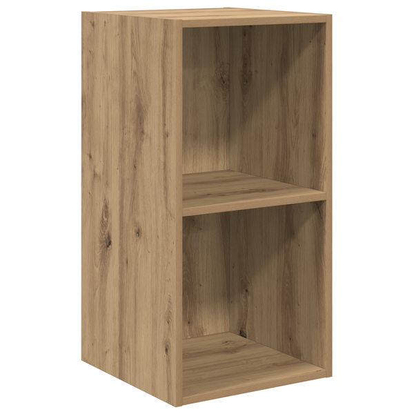 TV szekrény polcokkal kézműves tölgy 37 x 37 x 72 cm Faanyag