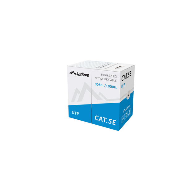 Lanberg UTP Cat5e Patch kábel 305m Szürke