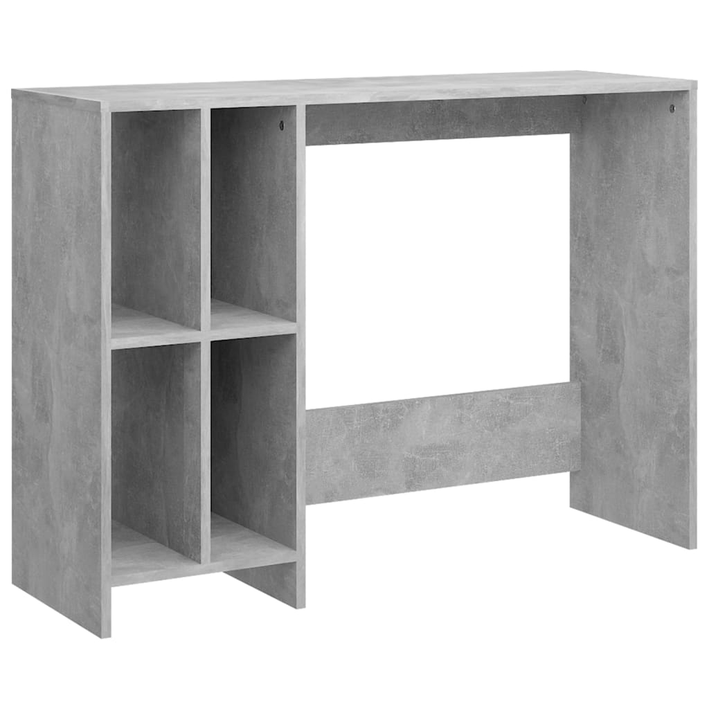 betonszürke forgácslap laptopasztal 102,5 x 35 x 75 cm (808345)