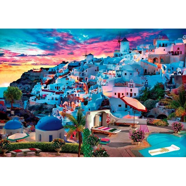 Clementoni High Quality Collection Greece View Puslespil 500 stk Landskab