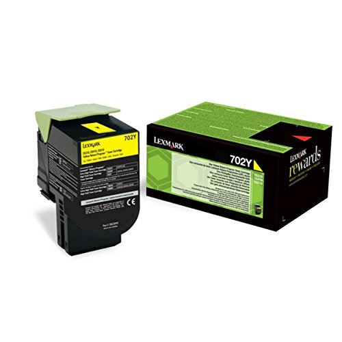 Lexmark 702Y R tonerpatron 1 stk Original Gul
