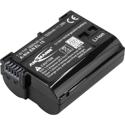 EN-EL15 Nikon kamera akku 7V 1600 mAh, Ansmann (1400-0043)