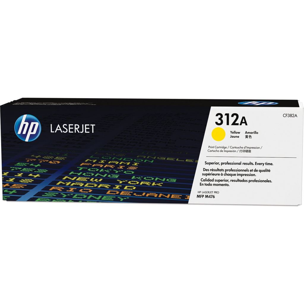 HP 312A Yellow LaserJet Toner Cartridge tonerová náplň 1 kusů Originální (CF382A)