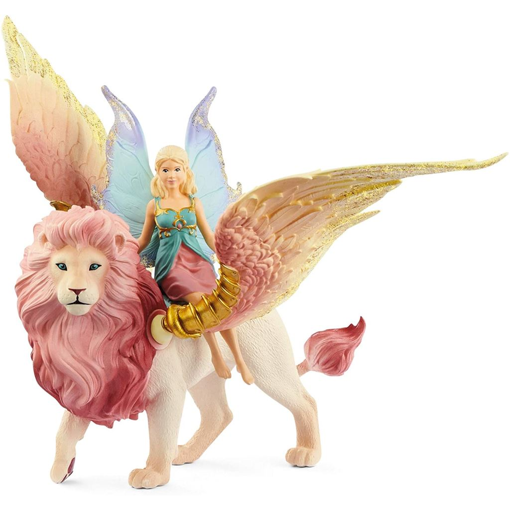 Schleich tündér szárnyas oroszlánon (70714) (Schleich70714)
