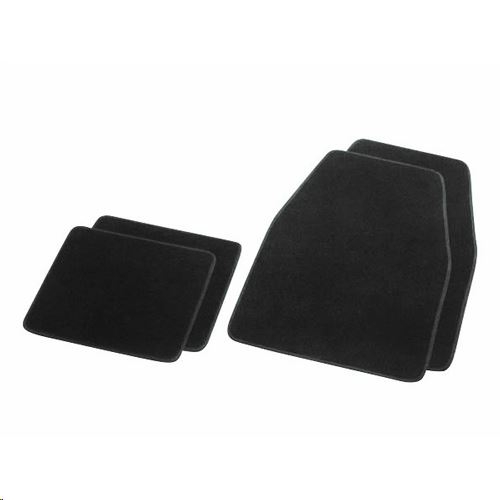 Maxspeed 56CM707 Autós textil szövet szőnyeg, 4db, fekete színű