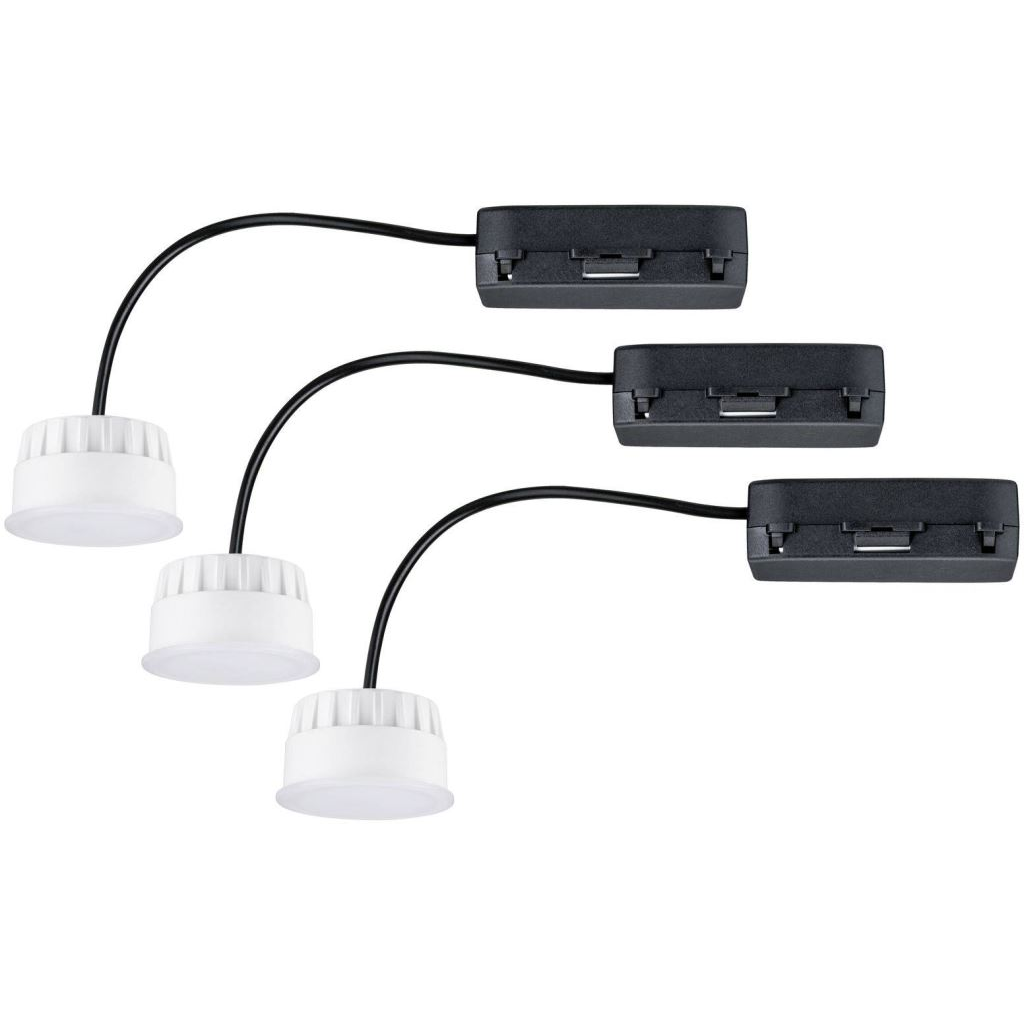 Paulmann LED-es beépíthető lámpa 3 részes készlet 19.5W Selyem Melegfehér (92477) (p92477)