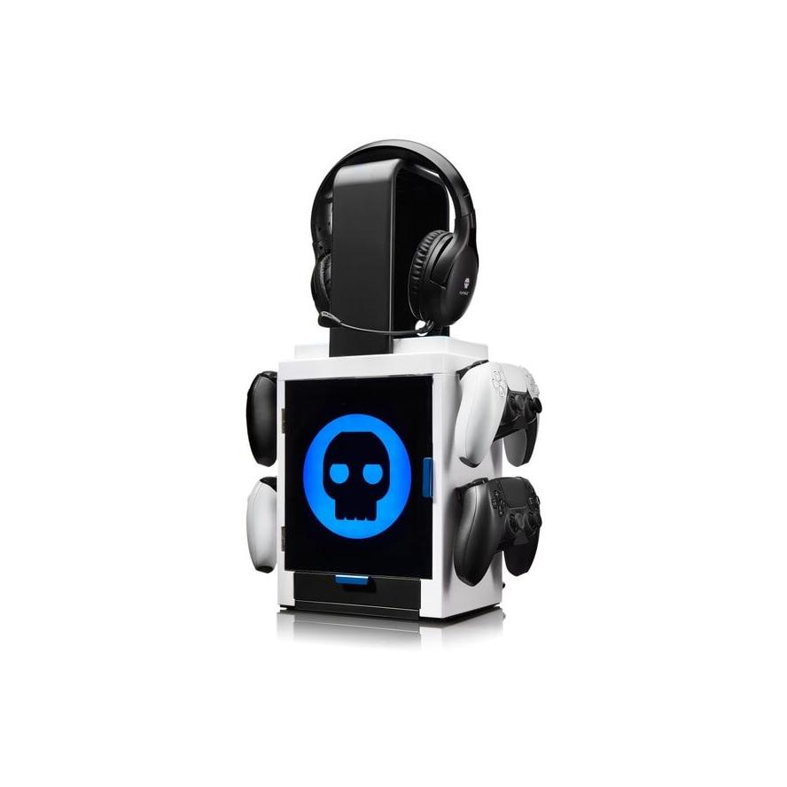 Numskull PS5 LED-világítású szekrényes játéktartó állvány (5056280438687)