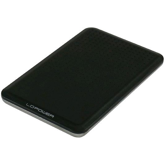 LC Power LC-PRO-25BU3 Ултратънък 2,5" корпус за външно устройство, черен