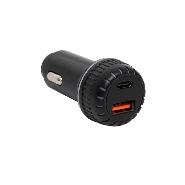 SAL autós USB töltő, 2in1, USB-A, USB-C, gyorstöltő, dupla töltő (SAU34AC)