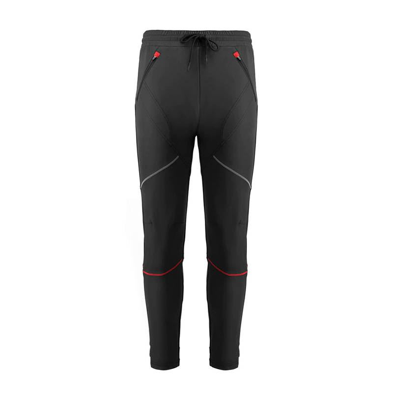 Rockbros Téli kerékpáros nadrág XL-méretben feket piros (RKCK00012 XL) (RKCK00012 XL)
