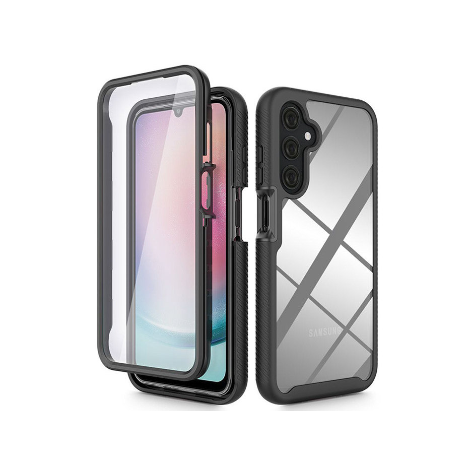 Samsung SM-A256 Galaxy A25 5G ütésálló hátlap - Tech-Protect Defense360 - fekete (TP690305)