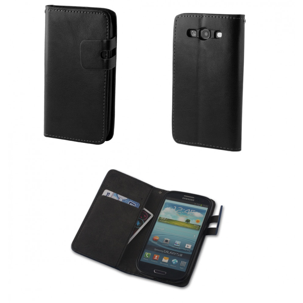 Microsoft Lumia 540, Oldalra nyíló tok, Smart Case Plus, fekete (40307)