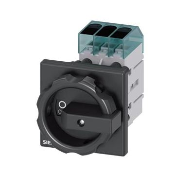 Siemens 3LD3454-0TK51 22kW panelre szerelhető fekete kar főkapcsoló (3LD3454-0TK51)