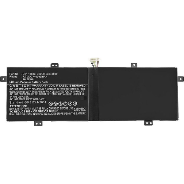 CoreParts MBXAS-BA0242 laptop alkatrész Akkumulátor