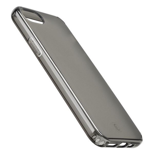 CELLULARLINE műanyag telefonvédő (szilikon keret, közepesen ütésálló, antibakteriális) FEKETE [Apple iPhone SE 3 (2022)] (ANTIMICROIPH747K)