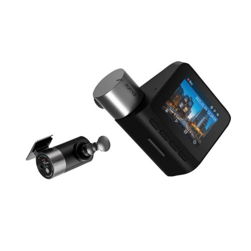 Видеорегистратор DVR 70mai A500S Dash Cam Pro Plus 2.7K 1944p, IPS 2.0", 140 FOV, ADAS, GPS, Night Vision, Wi-Fi + Задна камера Xiaomi 70mai RC06 full HD до 30 fps, Ъгъл на виждане 130°