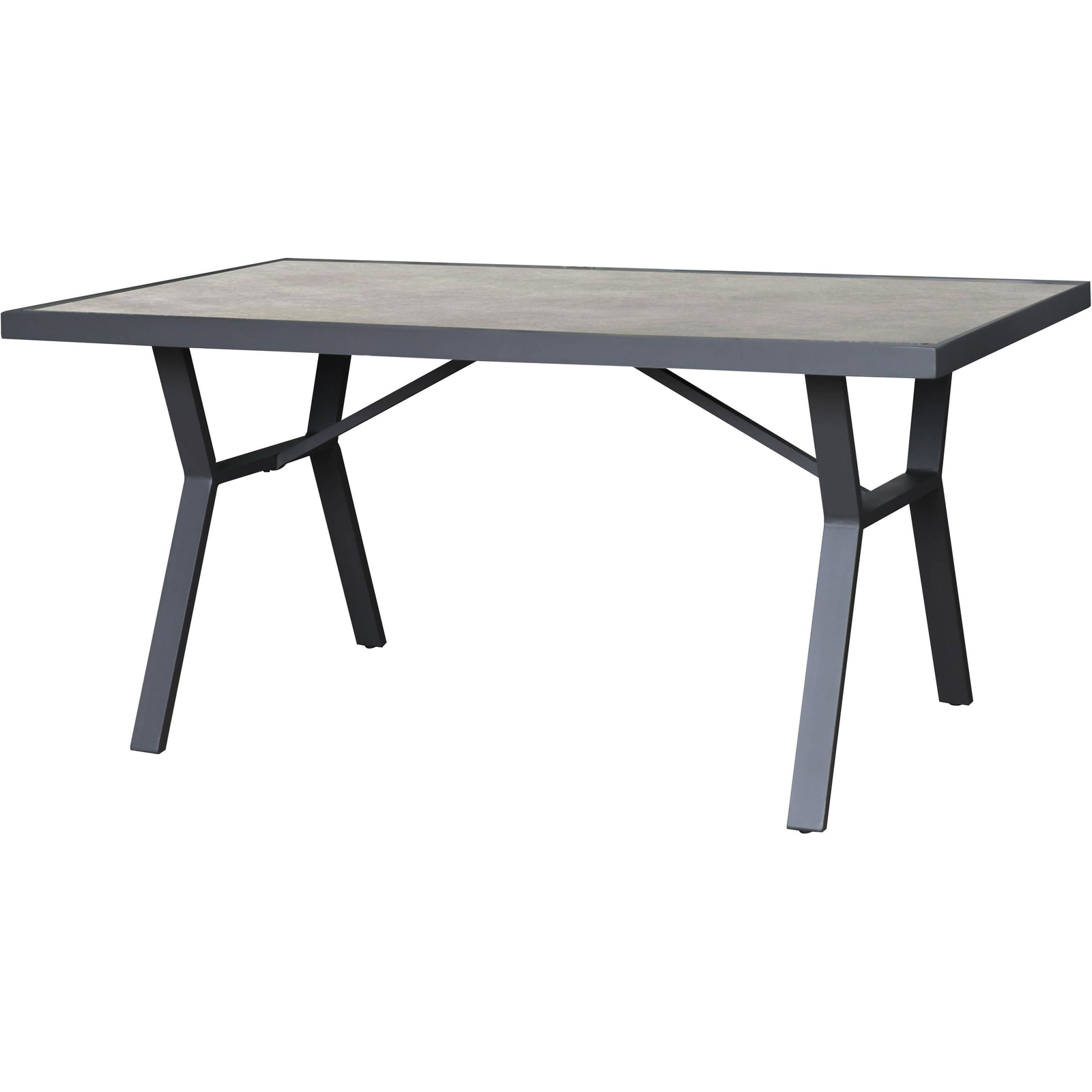 ROJAPLAST SIBIU Kerti asztal, alumínium, 140×80 cm (614260-TAH02)