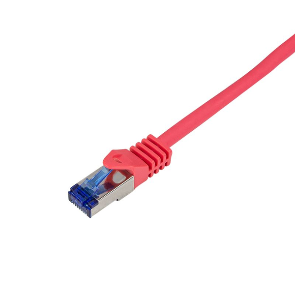 LogiLink Patch kábel Ultraflex Cat.6A S/FTP 1m piros (C6A034S) (C6A034S)