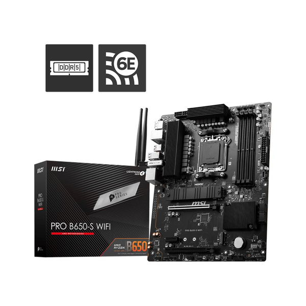 MSI PRO B650-S WIFI základní deska AMD B650 Zásuvka AM5 ATX