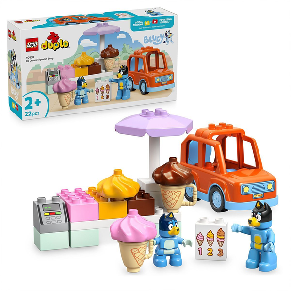 LEGO DUPLO BLUE'S VISIT TO THE ICE CREAM VAN 10458