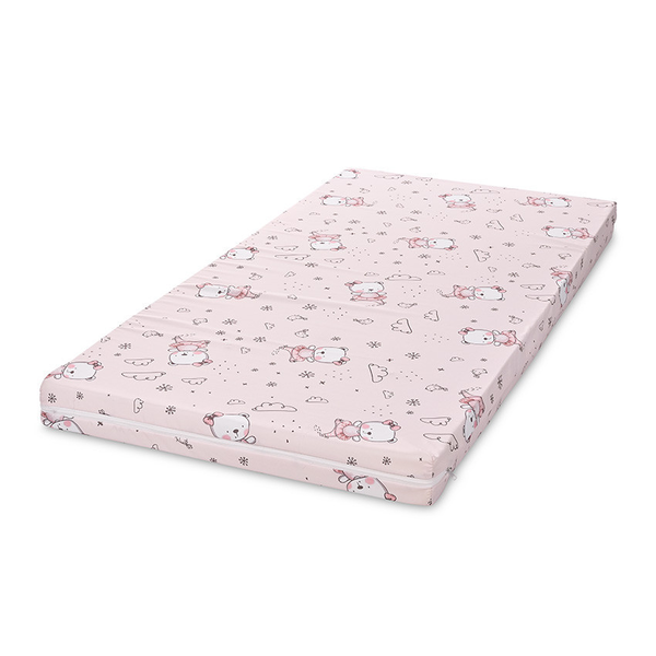 LORELLI Classic habszivacs matrac 70x140x8cm - Pink Balerina Bear