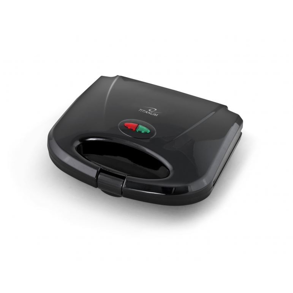 Sandwich-Maker profesional, Putere 700 W, Tehnologie Suprafata Antiaderenta, Indicator LED, Picioare Antialunecare, Carcasa Termoizolanta, Design Modern, Negru
