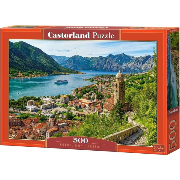 Castorland 500 Db-os Puzzle - Kotor, Montenegro (B-54107)