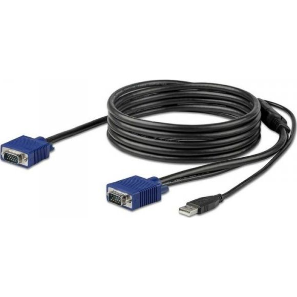 StarTech.com RKCONSUV10 toetsenbord-video-muis (kvm) kabel Zwart