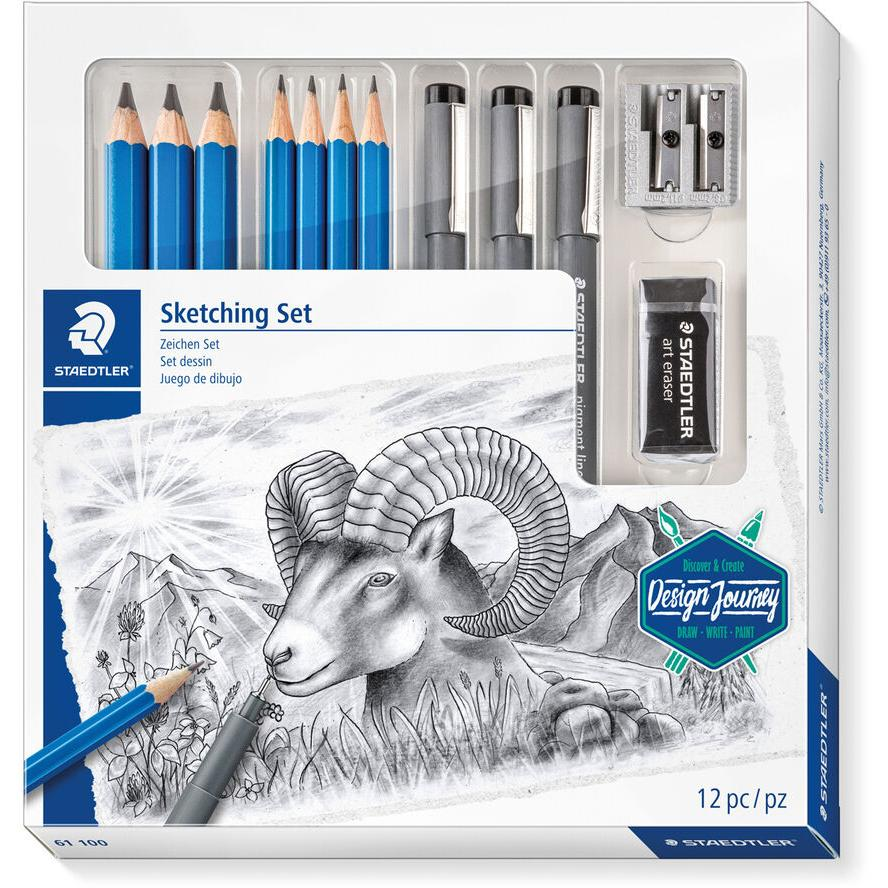 STAEDTLER Gemischtes Zeichen Set (61 100) (61 100)