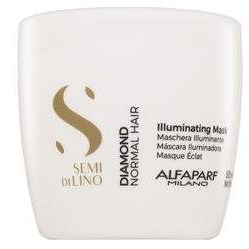 ALFAPARF MILANO Semi Di Lino Diamond Illuminating Mask tápláló hajmaszk a ragyogásért 500 ml (8022297064987)