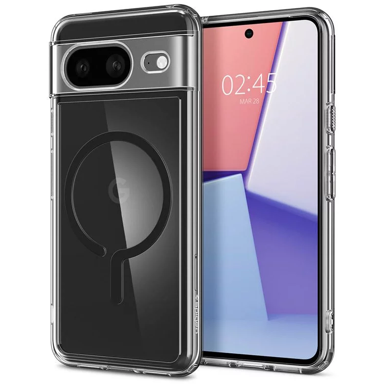 Spigen Ultra Hybrid OneTap Ring Google Pixel 8 tok átlátszó-fekete (ACS06281) (ACS06281)