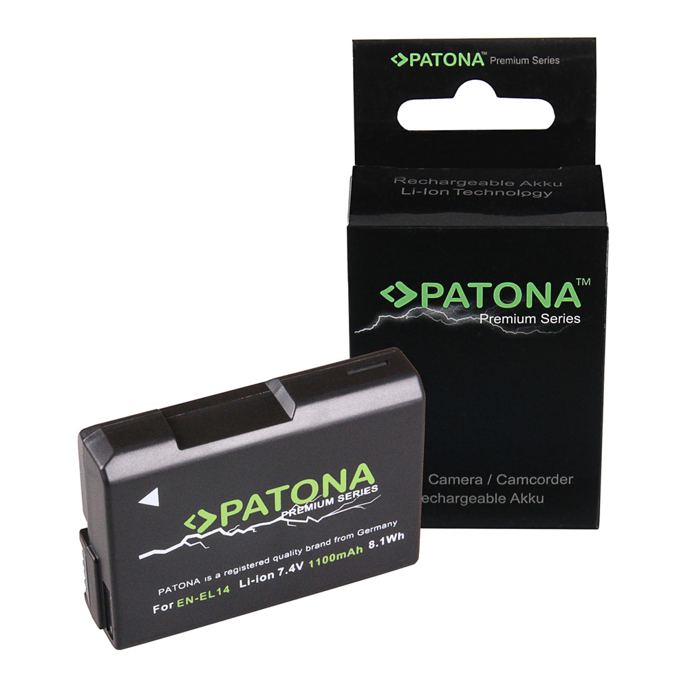 Patona PT1197 Prémium EN-EL14 akkumulátor Nikon fényképezőgépekhez 1100mAh (PT1197)