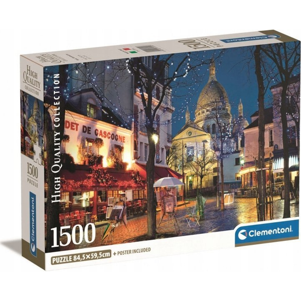 Clementoni High Quality Collection Paris Montmartre Puslespil 1500 stk Landskab