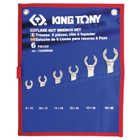 Kulcskészlet King Tony 1306MRN fékcsövekhez (1306MRN)