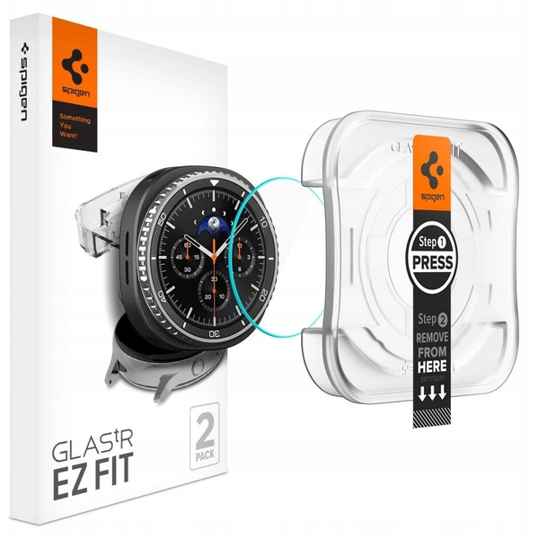 2x Ochranné Sklo SPIGEN + aplikátor pro Samsung Galaxy Watch 8 Classic 46mm