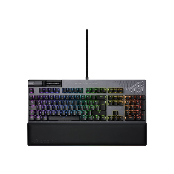 ASUS ROG Strix Flare II Animate клавиатура USB QWERTZ Немски Черен